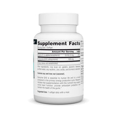 CoQ10 softgels supporting heart, brain and immune health