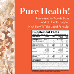 Coral calcium liquid formula supporting bone health