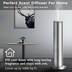 Sleek silver diffuser in modern home interior