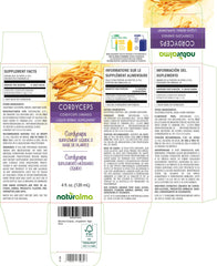 Cordyceps sinensis liquid extract 1:2.5 label on bottle