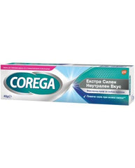 Corega packaging with Denture Adhesive Cream Neutral