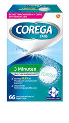 Corega Rapid Denture Cleaning Tabs - 66 tablets packaging front