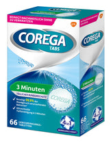 Corega Rapid Denture Cleaning Tabs packaging