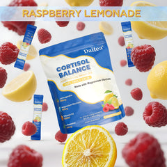 Nutrition facts label on Cortisol Calm Raspberry-Lemon package