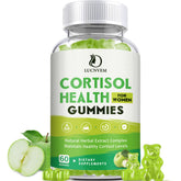 Cortisol Detox Gummies bottle on white background