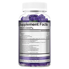 Cortisol Gummies 20-in-1 bottle with gummies on white background