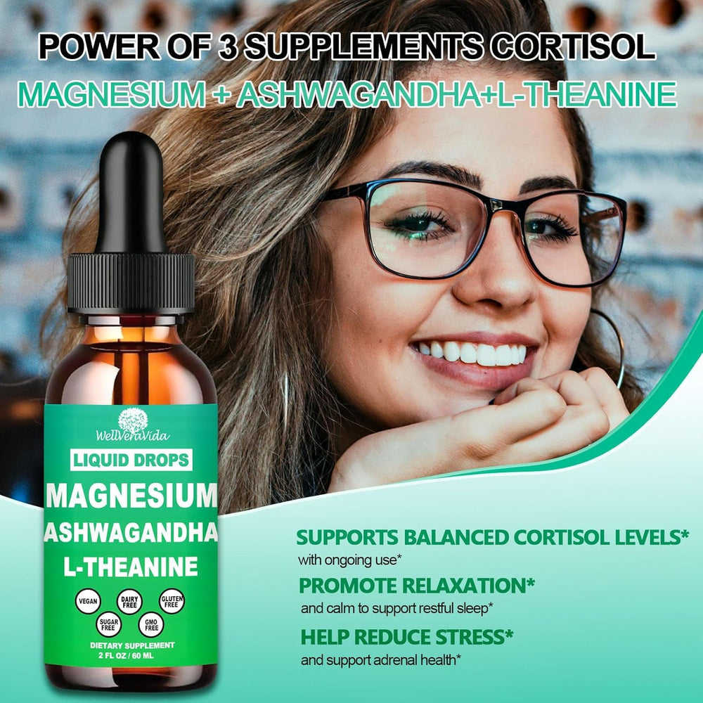 Liquid cortisol drops with lemon flavor and dropper ready for use