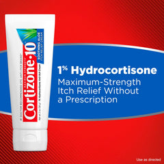 Cortizone-10 maximum-strength four-tubes packaging illustrates bulk value for home and travel.