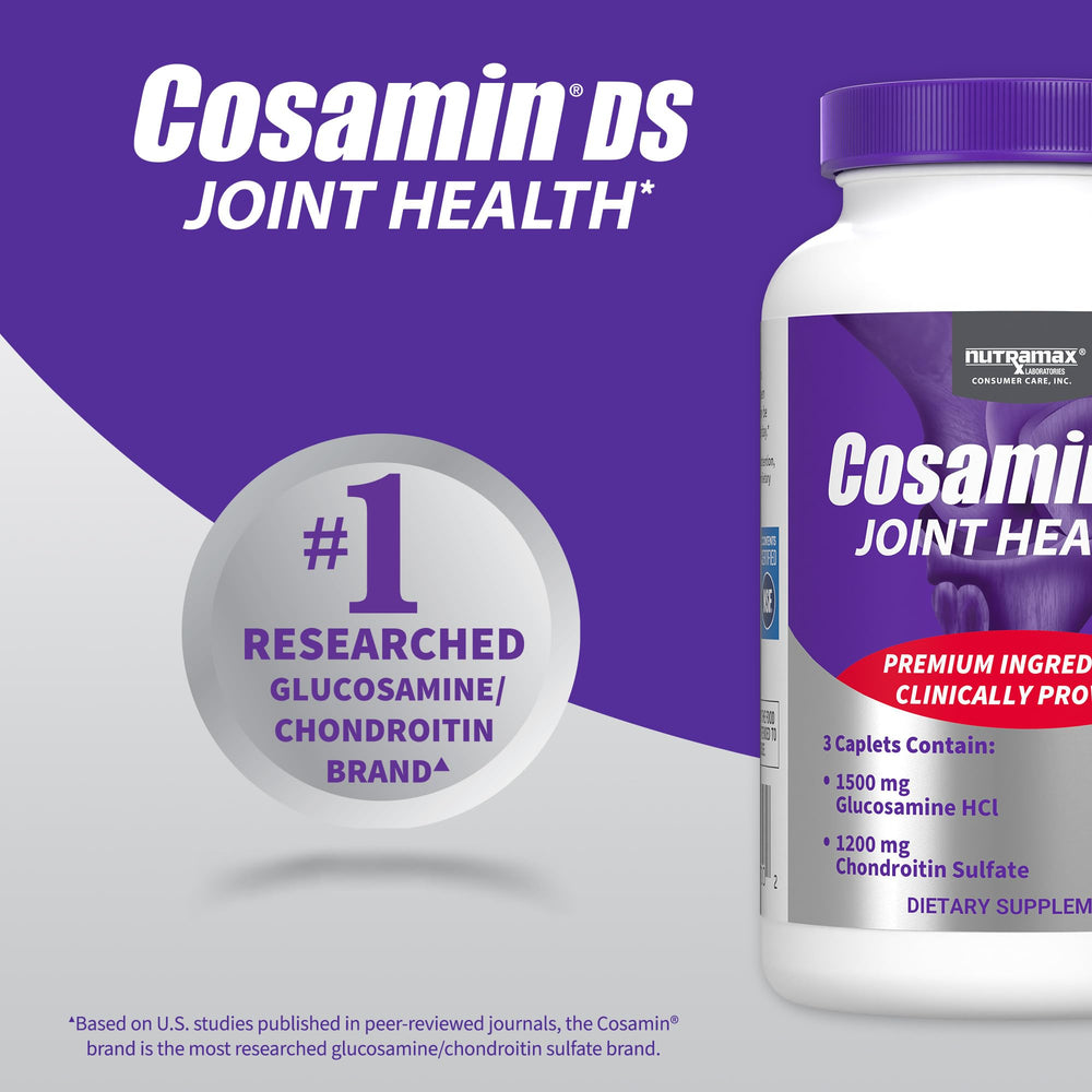 Cosamin DS chondroitin sulfate 1200 mg ingredient on label