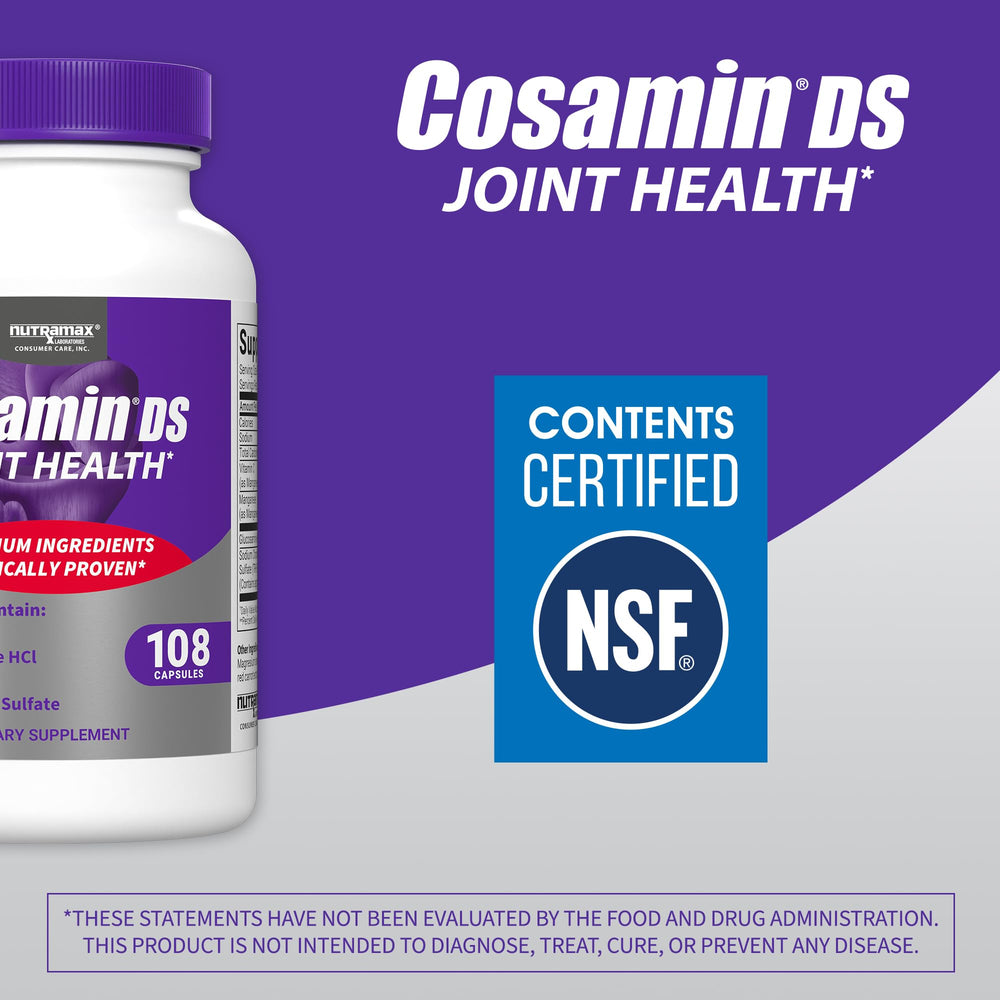 Clinically researched joint health ingredients concept
