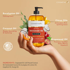 Lavender oil for skin relaxation with grapefruit and orange peel