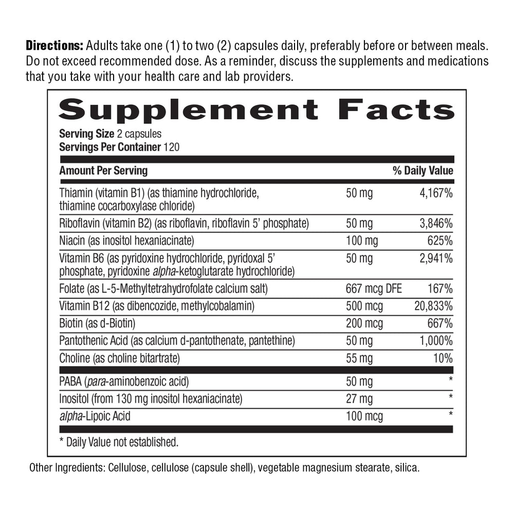 Illustration of methylfolate and B-vitamin ingredients