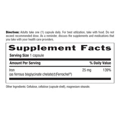 Iron capsules supporting red blood cell production and energy