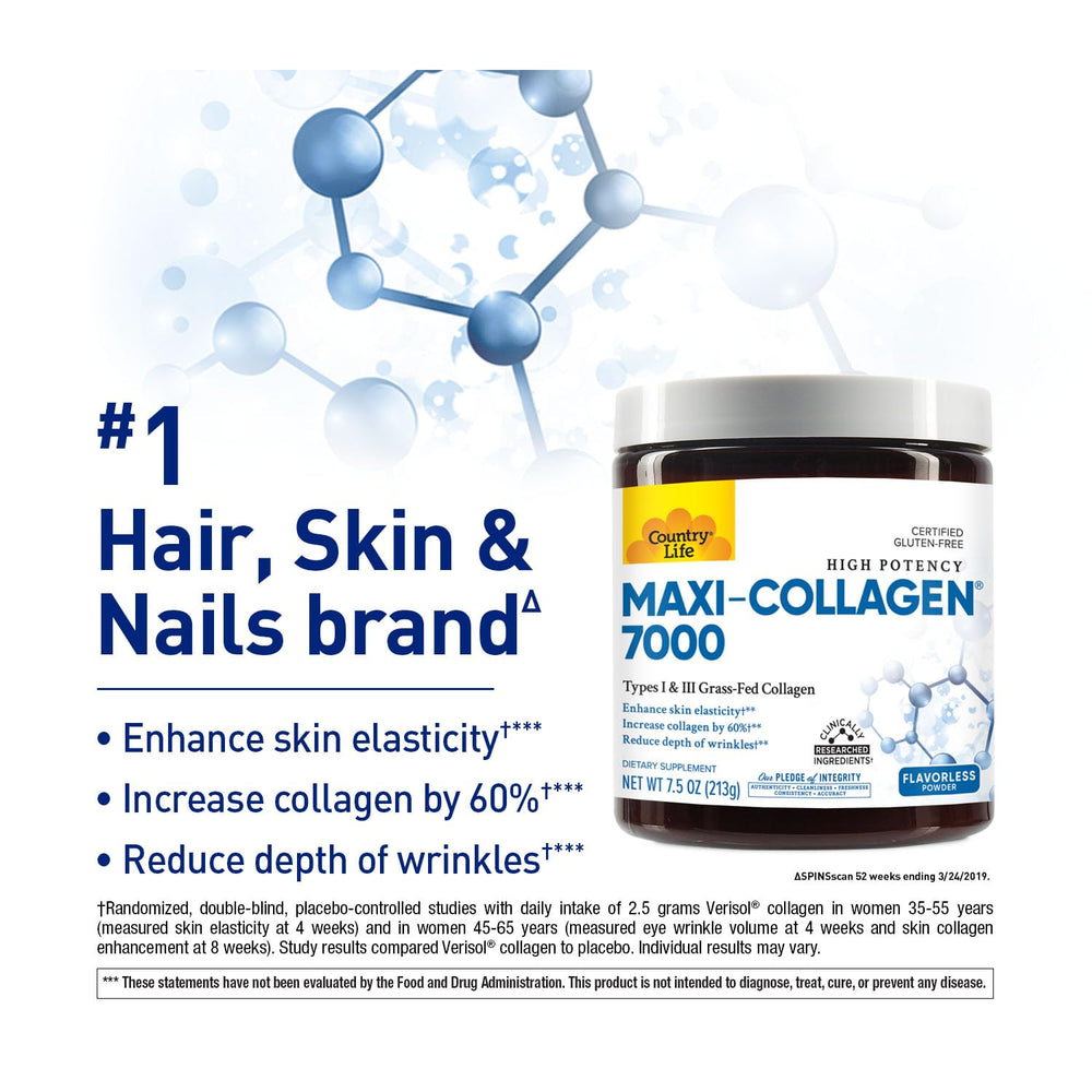 Close-up of Verisol Bioactive Collagen Peptides scoop