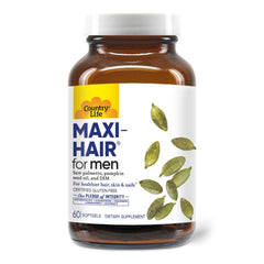Country Life Maxi-Hair for Men bottle and label