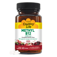 Country Life Methyl B-12 Capsules bottle label