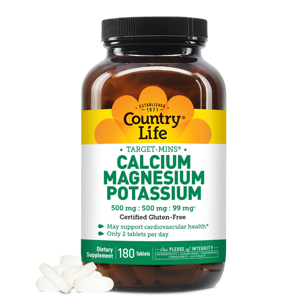 Country Life Target-Mins bottle front label