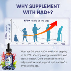 Couple using NAD+ drops for energy and vitality