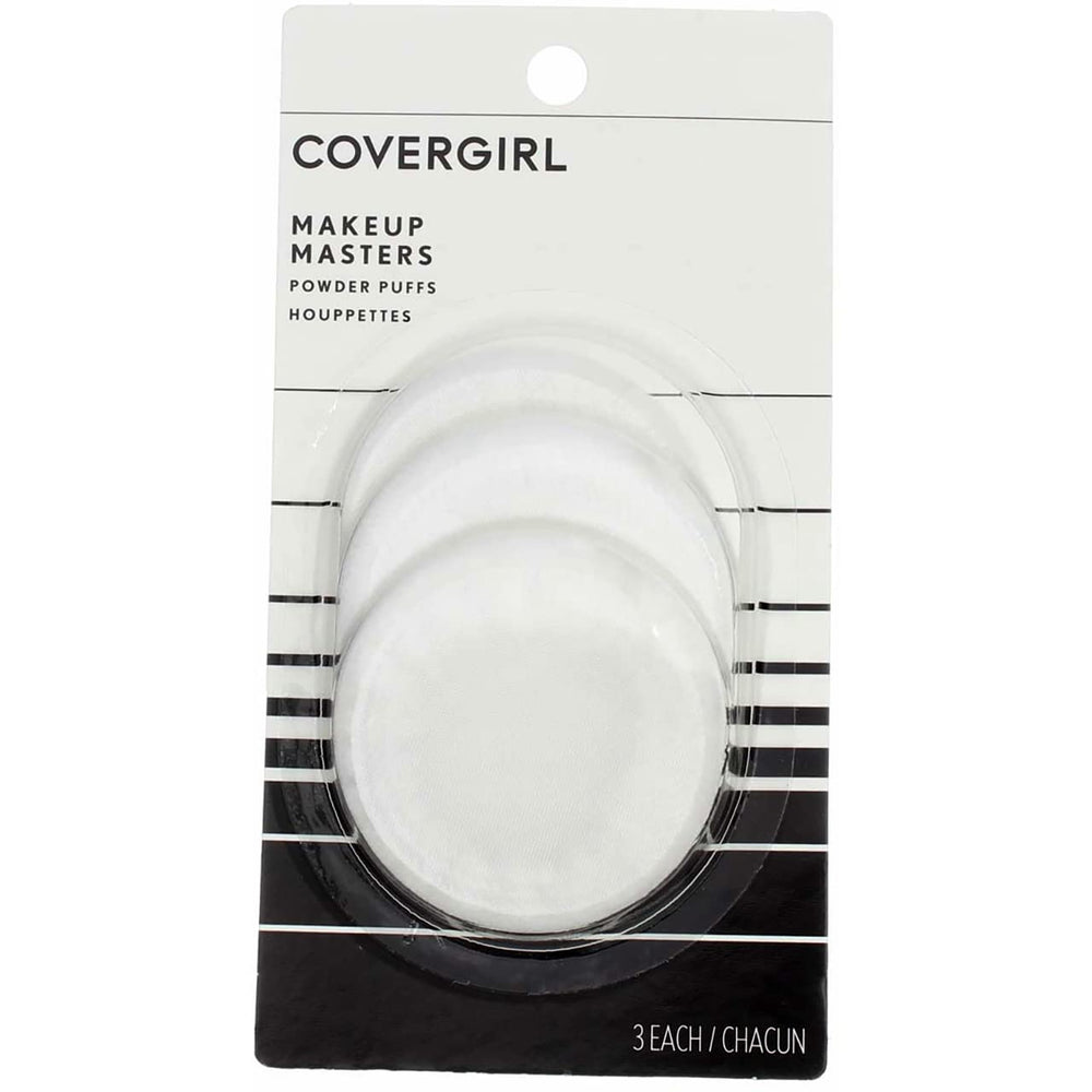 COVERGIRL Makeup Masters Powder Puffs create a poreless-looking appearance.
