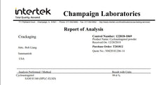 Image showing independent third-party lab test for Cycloastragenol purity