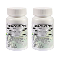Rectangular bottle design variant of Crackaging Cycloastragenol 98% 25mg