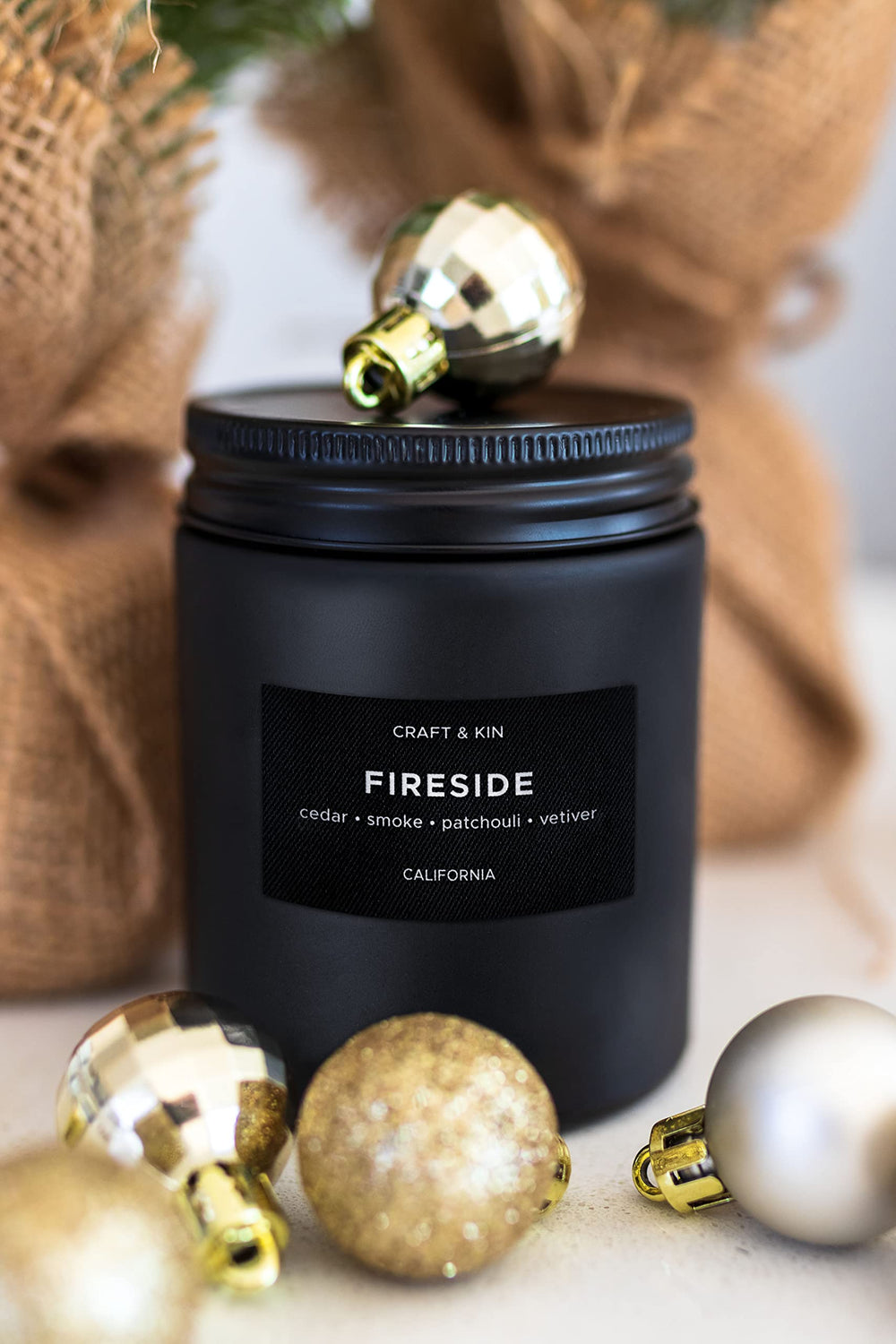 Gift-ready packaging for Craft & Kin candle