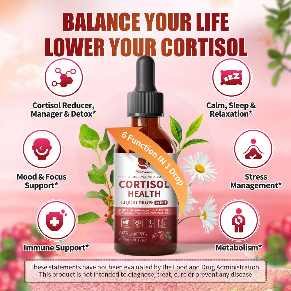 Dropper dispensing cranberry-flavored liquid drops