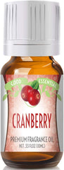 Good Essential Cranberry Fragrance Oil 10ml amber glass bottle with euro style dropper