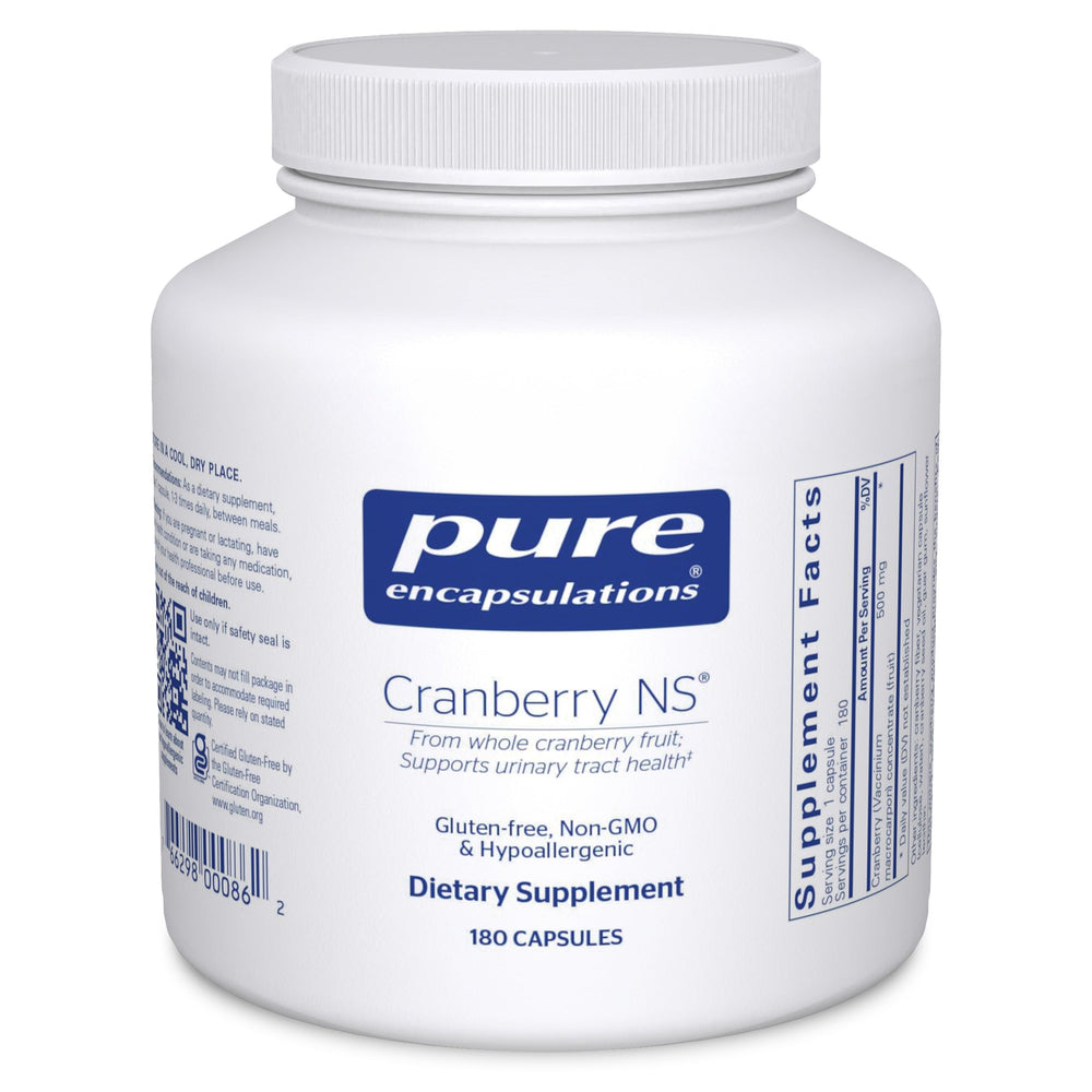Pure Encapsulations Cranberry NS bottle front view