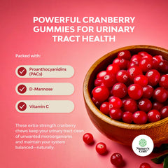 Cranberry gummies illustrating kidney support benefits