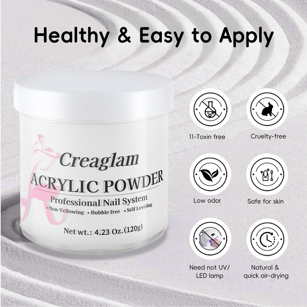 Creaglam bubble-free formula ensures smooth application for nails