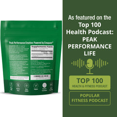 Creapure Creatine Monohydrate powder bottle close-up