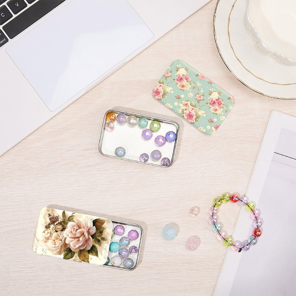Portable floss case used for beads, candy, vitamins and small items