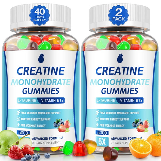 Berry flavor Creatine Gummies front view
