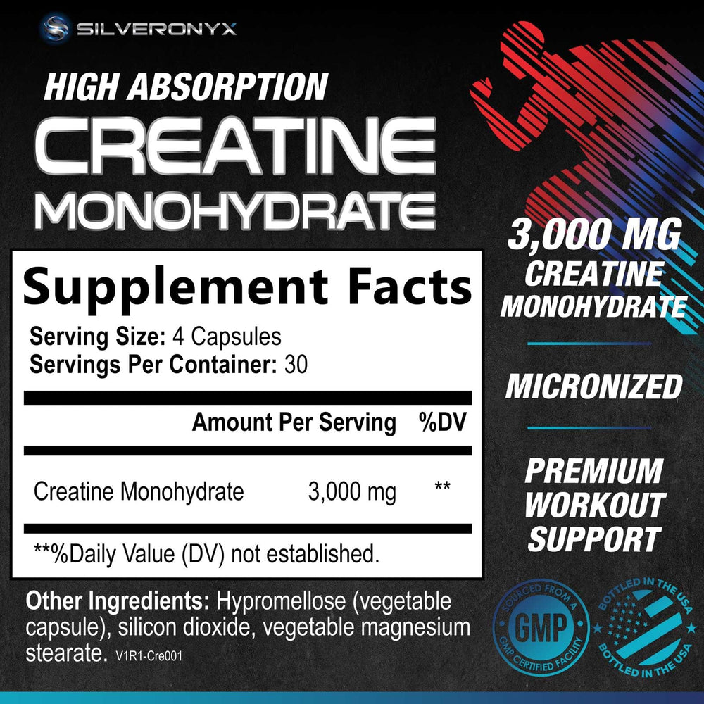 Close-up of micronized creatine capsules showing contents