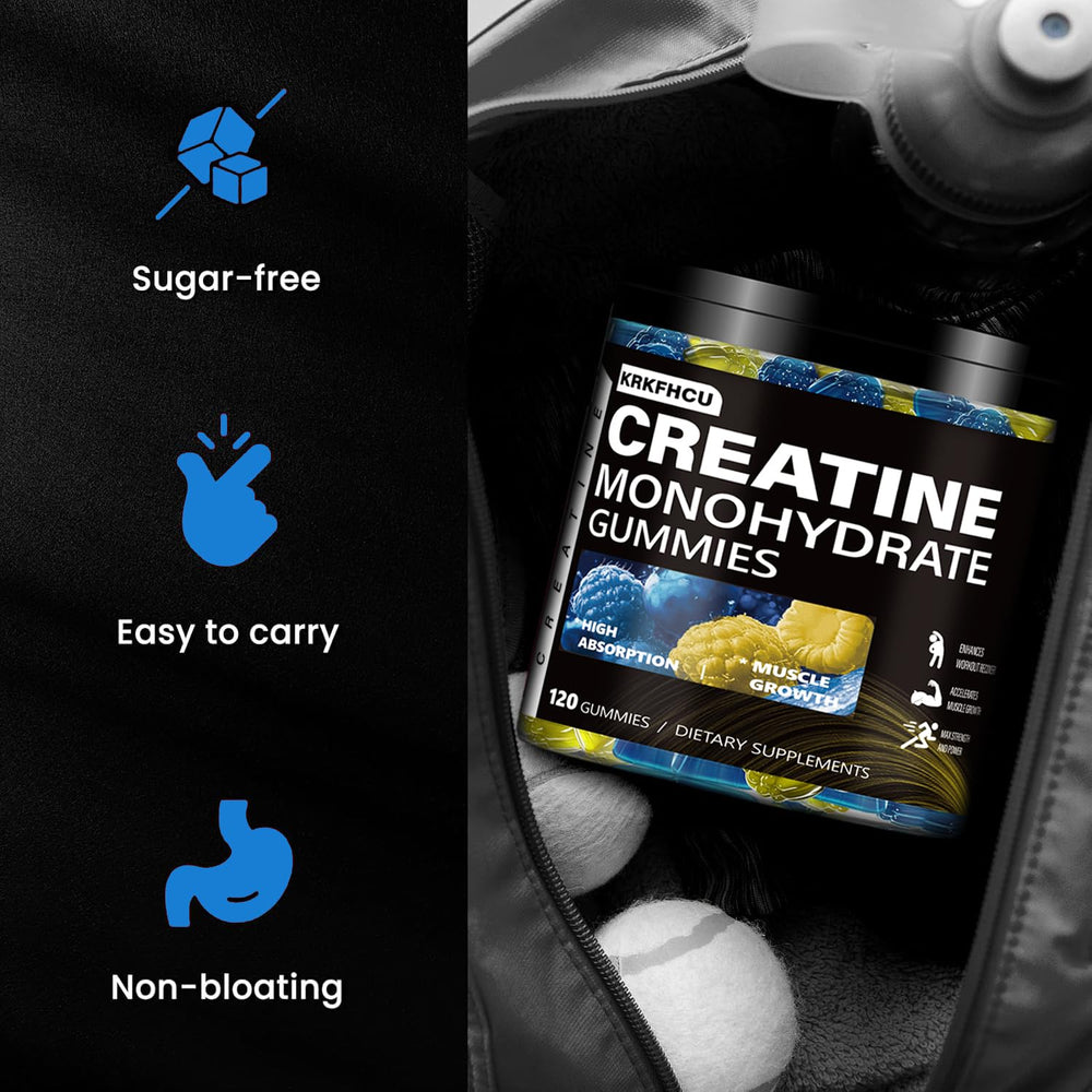 120-count bottle of Creatine Monohydrate Gummies