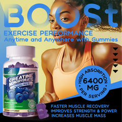 Ingredients list highlighting creatine monohydrate, taurine, and vitamin B12