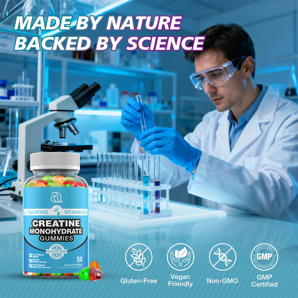2-pack Creatine Monohydrate Gummies packaging