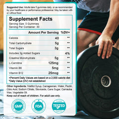 Gummies beside the bottle highlighting packaging