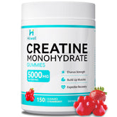 Front view of Creatine Monohydrate Gummies bottle