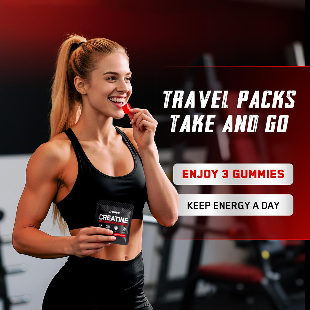 Sugar-free vegan non-GMO gluten-free creatine gummies