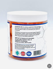 Sugar-free creatine gummies with orange flavor