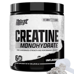 Nutrex Creatine Monohydrate canister with label