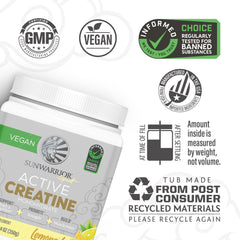 Close-up of fine creatine powder texture