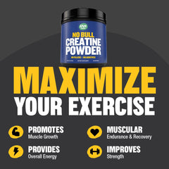 Micronized creatine monohydrate in 500g jar