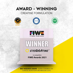 Close-up of creatine powder texture