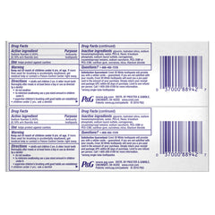 Close-up of Crest 3D Brilliance Vibrant Peppermint toothpaste tube showing whitening formula