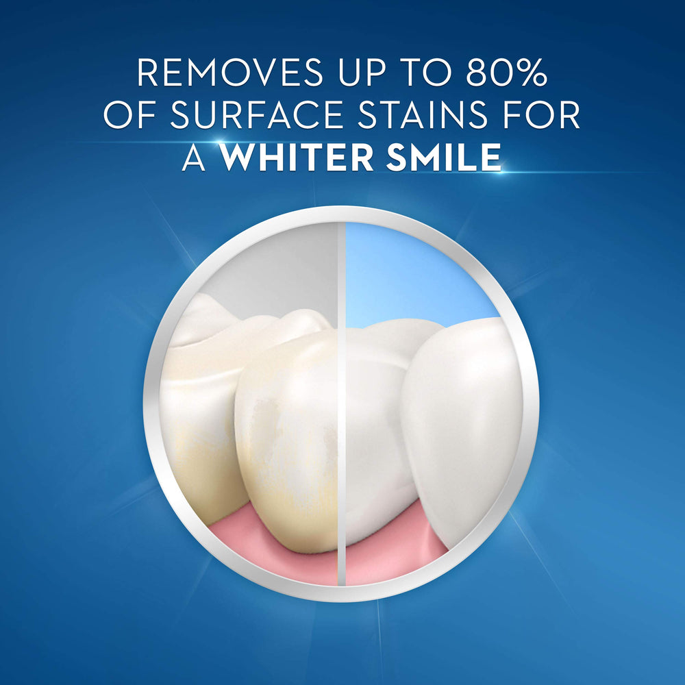 Toothbrush with Crest 3D White Arctic Fresh toothpaste