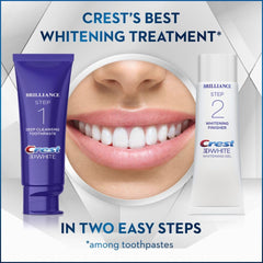 Crest 3D White Brilliance 2 Step Kit packaging