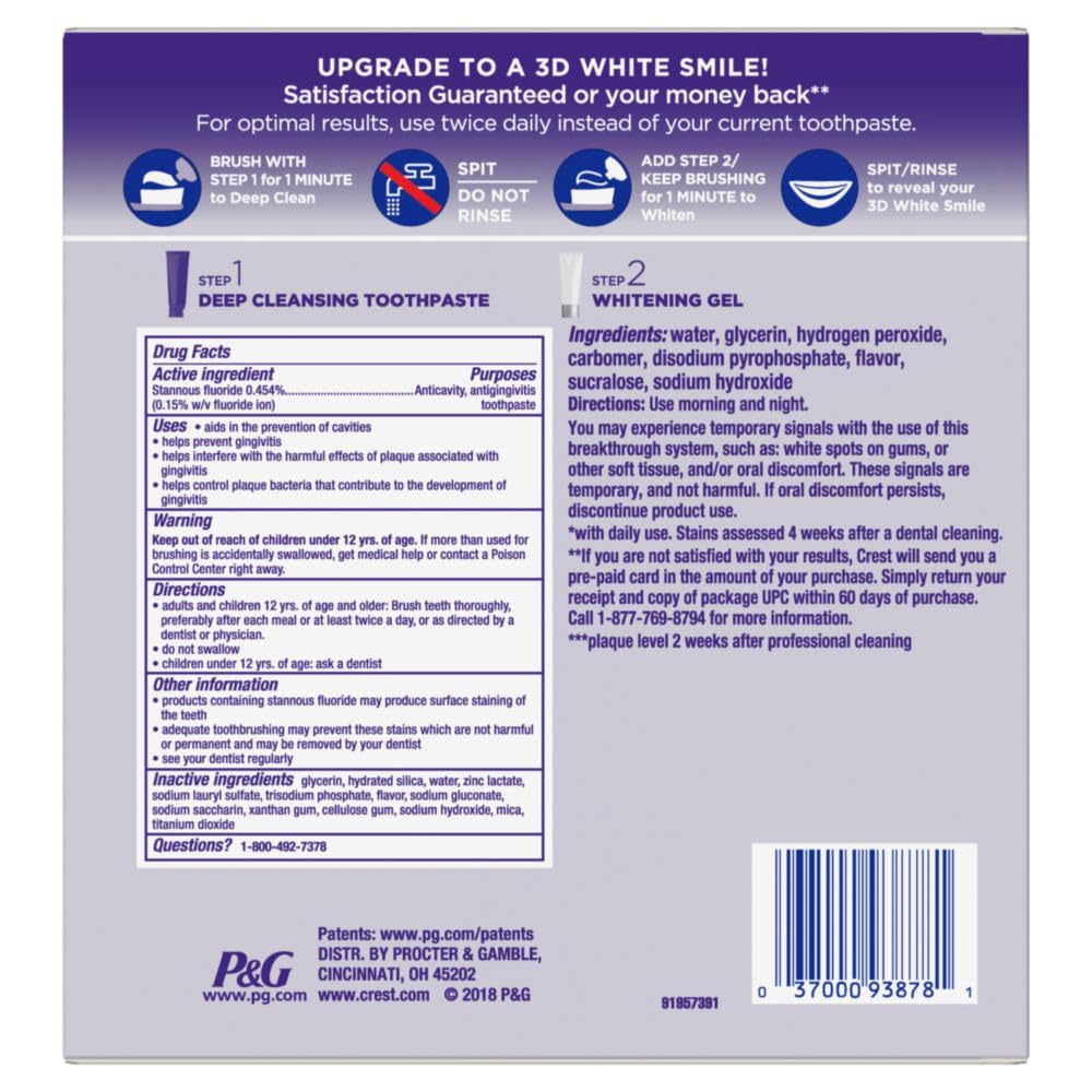 Close-up of whitening effect on teeth